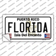 Florida Background Novelty Sticker Decal Small