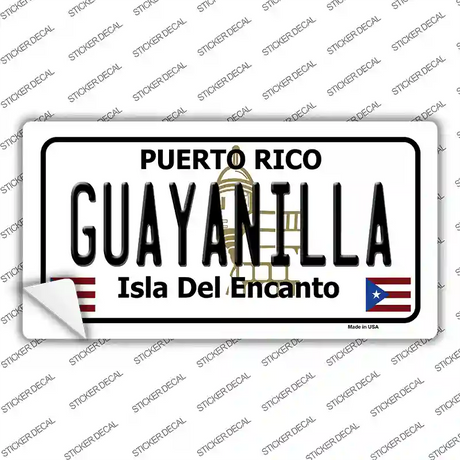 Guayanilla Puerto Rico Novelty Sticker Decal Small