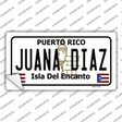 Juana Diaz Puerto Rico Novelty Sticker Decal Small