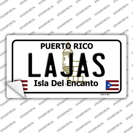 Lajas Puerto Rico Novelty Sticker Decal Small