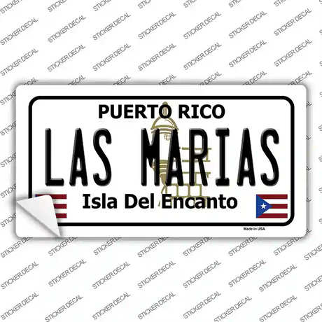 Las Marias Puerto Rico Novelty Sticker Decal Small