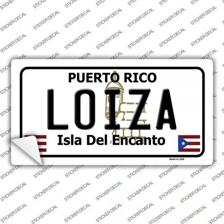 Loiza Puerto Rico Novelty Sticker Decal Small