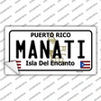 Manati Puerto Rico Novelty Sticker Decal Small