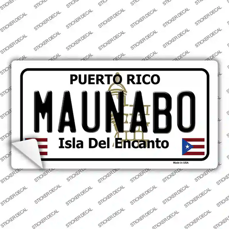 Maunabo Puerto Rico Novelty Sticker Decal Small