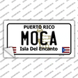 Moca Puerto Rico Novelty Sticker Decal Small