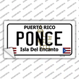 Ponce Puerto Rico Novelty Sticker Decal Small