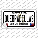 Quebradillas Puerto Rico Novelty Sticker Decal Small