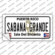 Sabana Grande Puerto Rico Novelty Sticker Decal Small