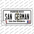 San German Puerto Rico Novelty Sticker Decal Small