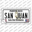 San Juan Puerto Rico Novelty Sticker Decal Small