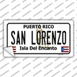 San Lorenzo Puerto Rico Novelty Sticker Decal Small