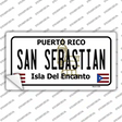 San Sebastian Puerto Rico Novelty Sticker Decal Small