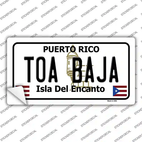 Toa Baja Puerto Rico Novelty Sticker Decal Small