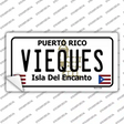 Vieques Puerto Rico Novelty Sticker Decal Small