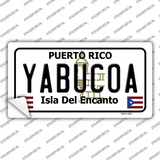 Yabucoa Puerto Rico Novelty Sticker Decal Small