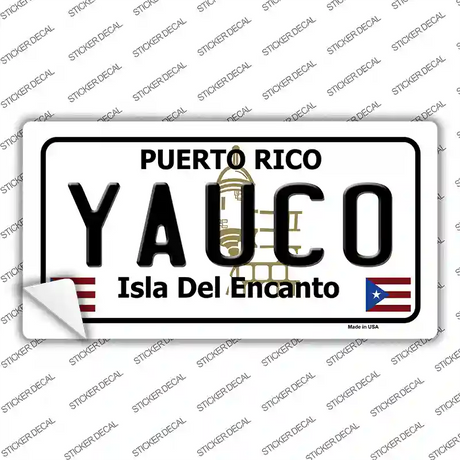 Yauco Puerto Rico Novelty Sticker Decal Small