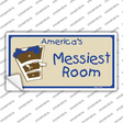 Americas Messiest Room Novelty Sticker Decal