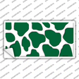 Green White Giraffe Novelty Sticker Decal