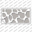 Grey White Giraffe Novelty Sticker Decal