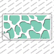 Mint White Giraffe Novelty Sticker Decal