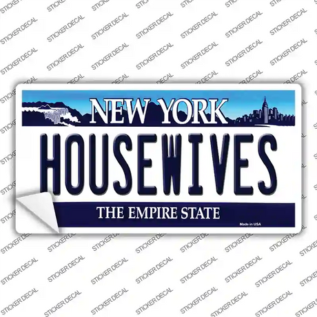 Housewives New York Novelty Sticker Decal Small