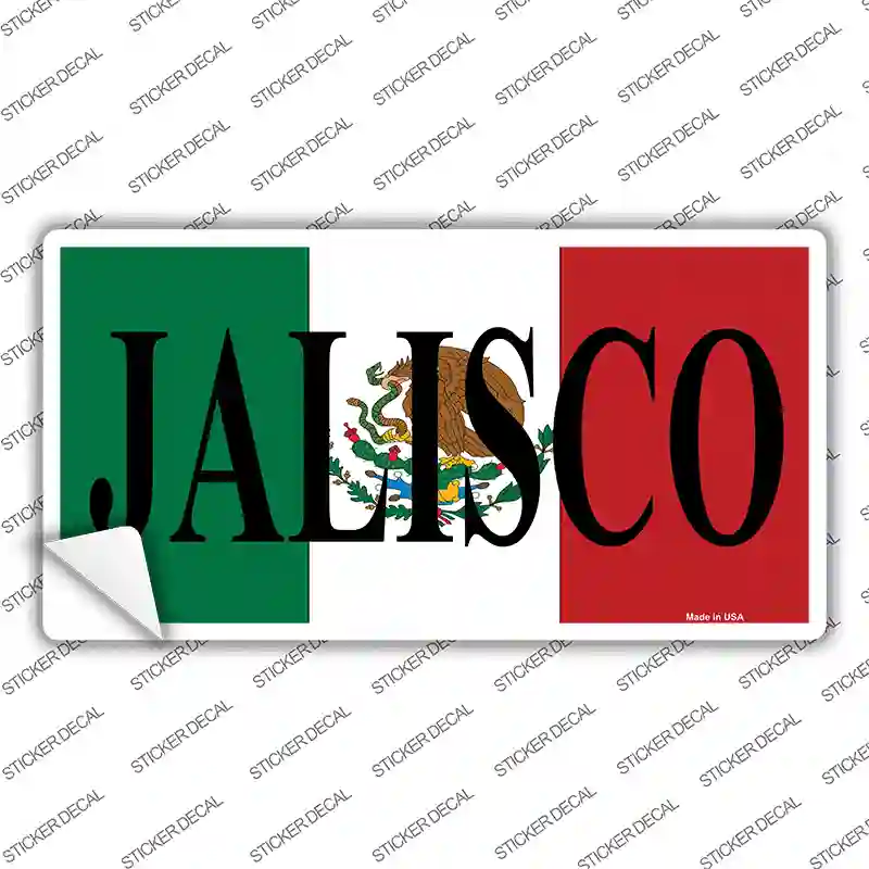 Jalisco Mexico Background Novelty Sticker Decal Small