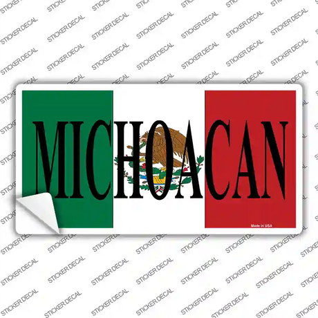 Michoacan Mexico Background Novelty Sticker Decal Small