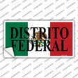 Distrito Federal Mexico Background Novelty Sticker Decal Small