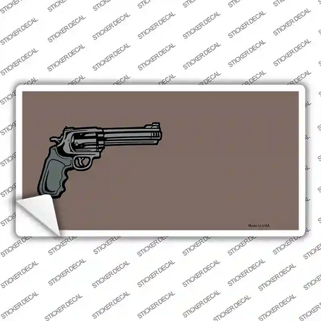 Gun Offset Customizable Novelty Sticker Decal Small