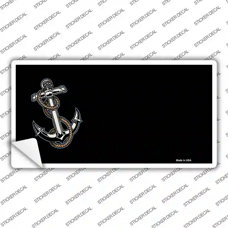 Anchor Offset Novelty Sticker Decal Small