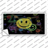 Smiley Novelty Sticker Decal