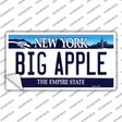 Big Apple New York Background Novelty Sticker Decal Small