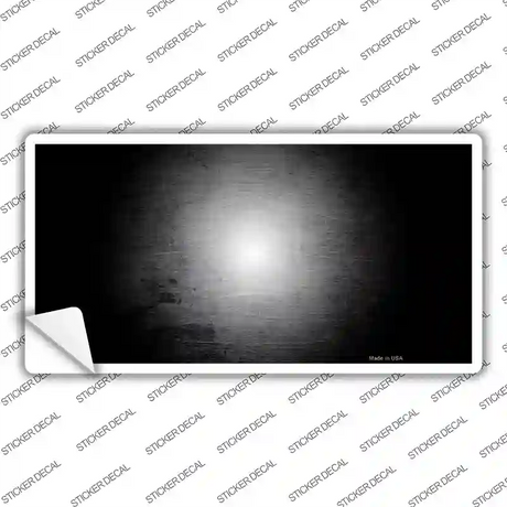 Black White Fade Scratched Novelty Sticker Decal