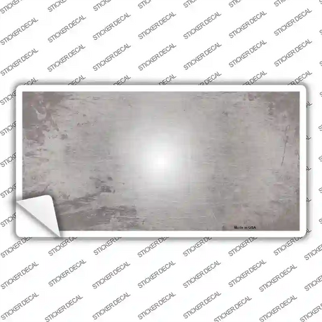 Gray White Fade Scratched Novelty Sticker Decal