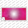 Pink White Fade Scratched Novelty Sticker Decal