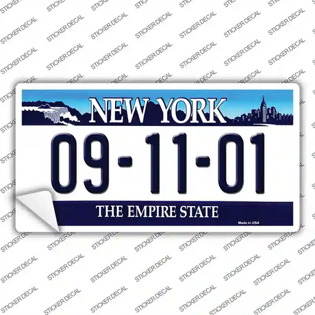 9 11 01 New York Novelty Sticker Decal Small