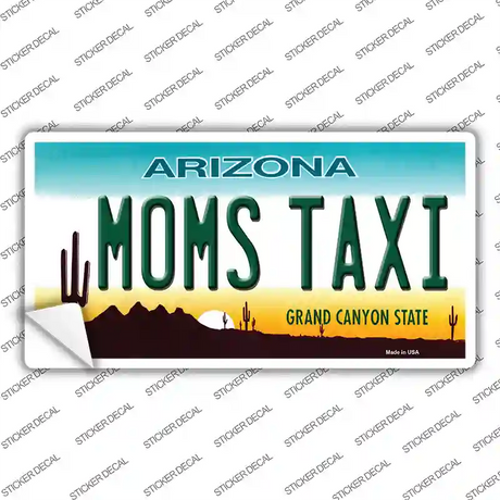 Moms Taxi Arizona Novelty Sticker Decal Small