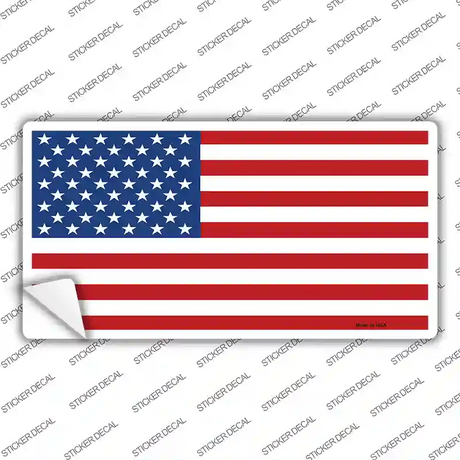 American Flag Novelty Sticker Decal Small