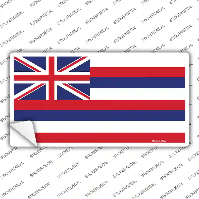 Hawaii Flag State Flag Novelty Sticker Decal Small