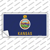 Kansas State Flag Novelty Sticker Decal Small