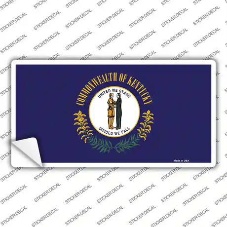 Kentucky State Flag Novelty Sticker Decal Small