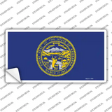 Nebraska State Flag Novelty Sticker Decal Small