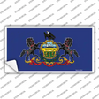 Pennsylvania State Flag Novelty Sticker Decal Small