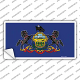 Pennsylvania State Flag Novelty Sticker Decal Small