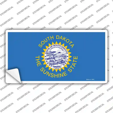 South Dakota State Flag Novelty Sticker Decal Small