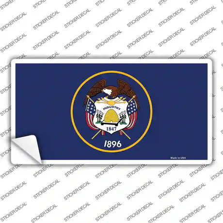 Utah State Flag Novelty Sticker Decal Small