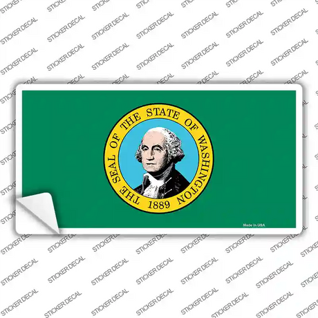 Washington State Flag Novelty Sticker Decal Small