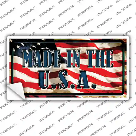 Made In The USA Novelty Sticker Decal Small