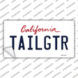 Tailgtr California Novelty Sticker Decal Small