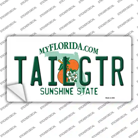 Tailgtr Florida Novelty Sticker Decal Small